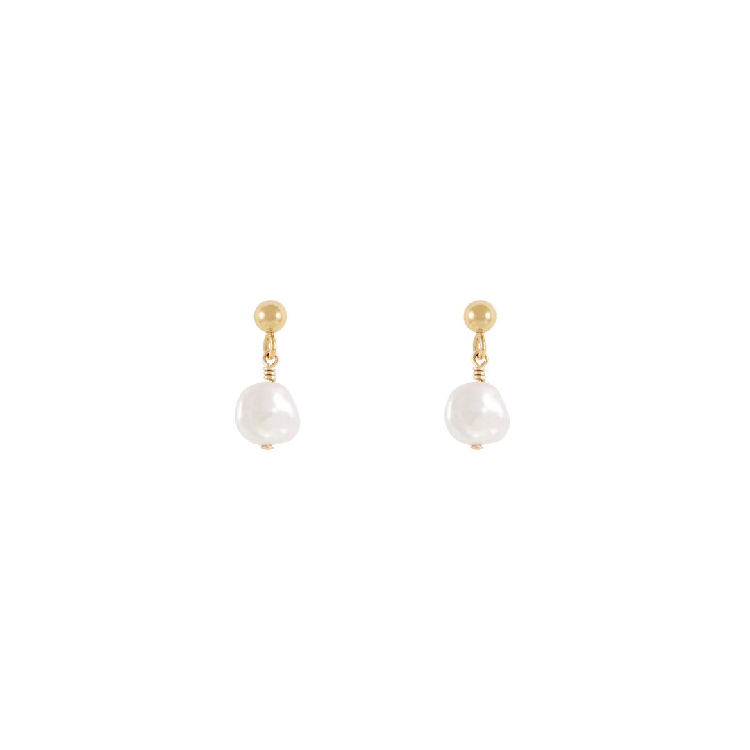 Alana Maria Amara Earrings, Gold