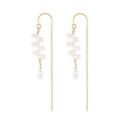 Alana Maria Capri Earrings, Gold