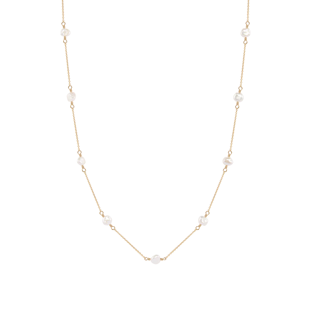 Alana Maria Lucia Necklace, Gold