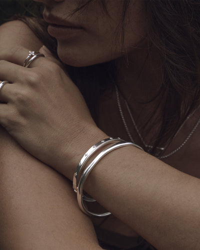 By Charlotte Lover Bangle, Silver