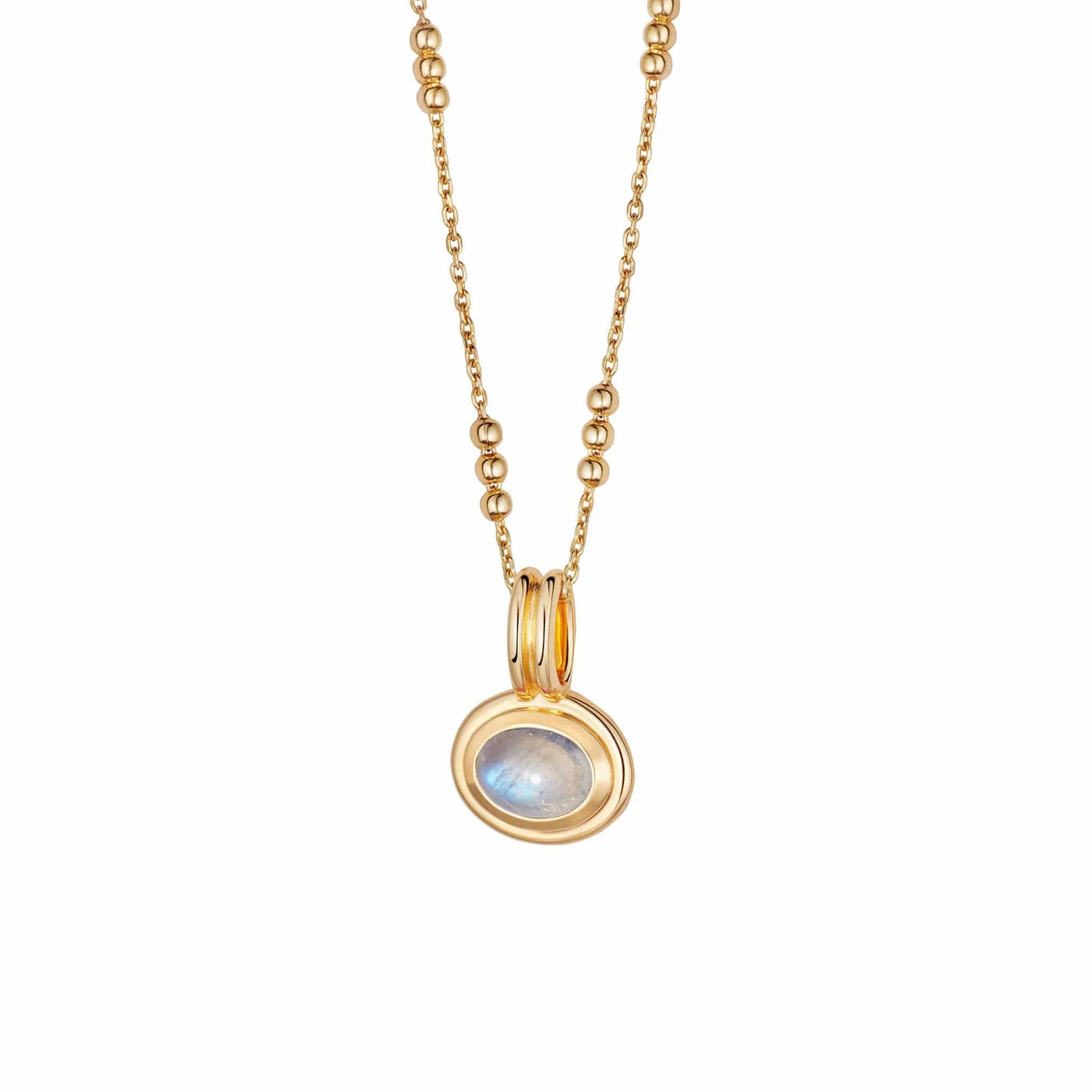 Daisy London Moonstone Pendant Necklace, Gold