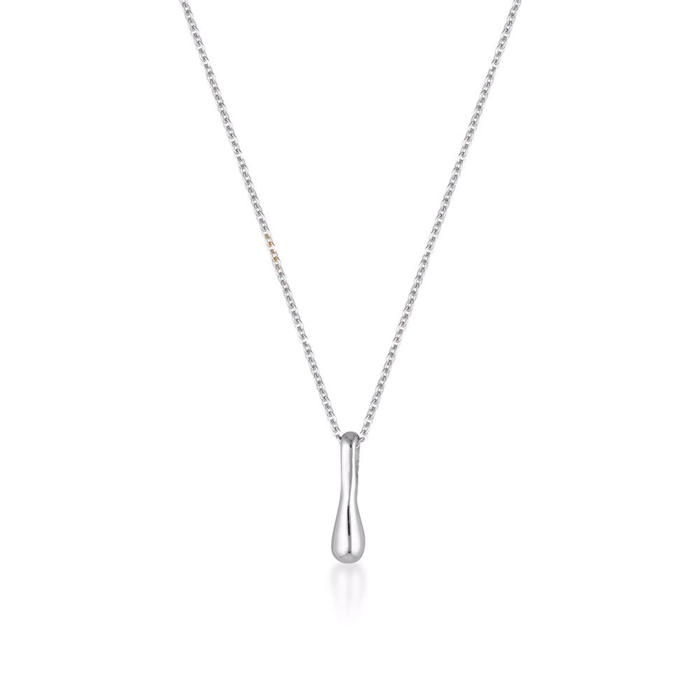 Linda Tahija Mini Mon Necklace, Silver