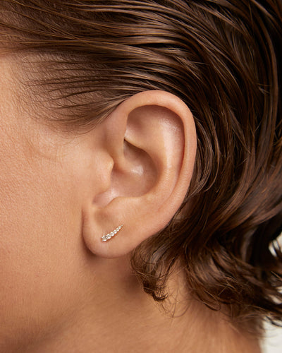 PD Paola Fine 18k Gold Diamond Glee Cartilage Earring