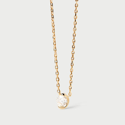 PD Paola Fine 18k Gold Diamond and Gold Delia Necklace