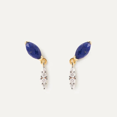 PD Paola Lapis Lazuli Ginger Earrings, Gold