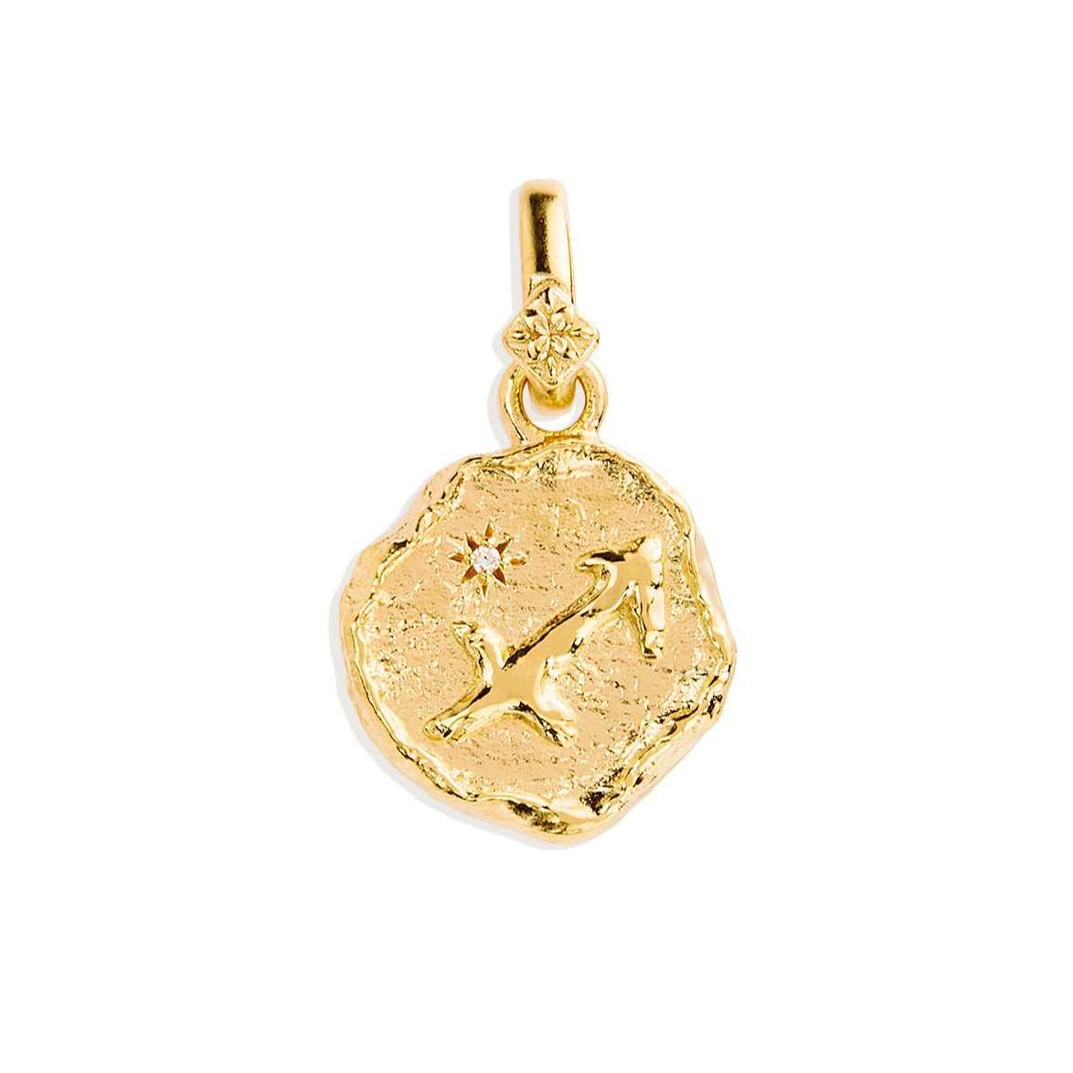 By Charlotte Cosmic Love Reversible Annex Link Pendant, Gold