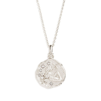 By Charlotte She Is Zodiac Necklace, Silver