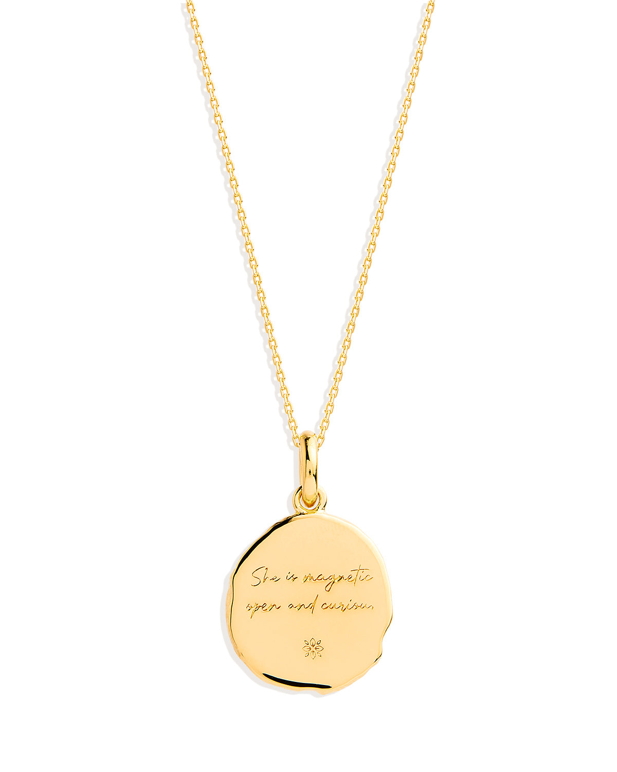 By Charlotte She Is Zodiac Necklace, Gold