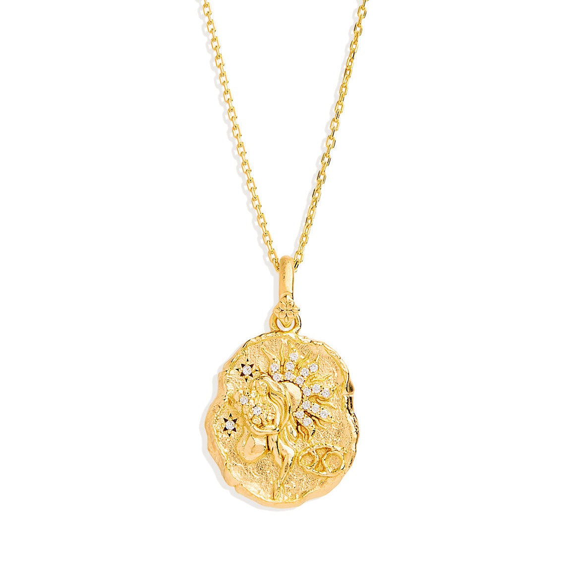 By Charlotte She Is Zodiac Necklace, Gold