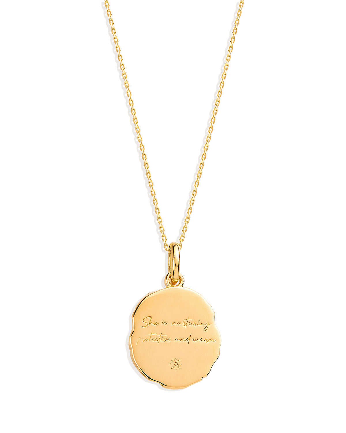 By Charlotte She Is Zodiac Necklace, Gold