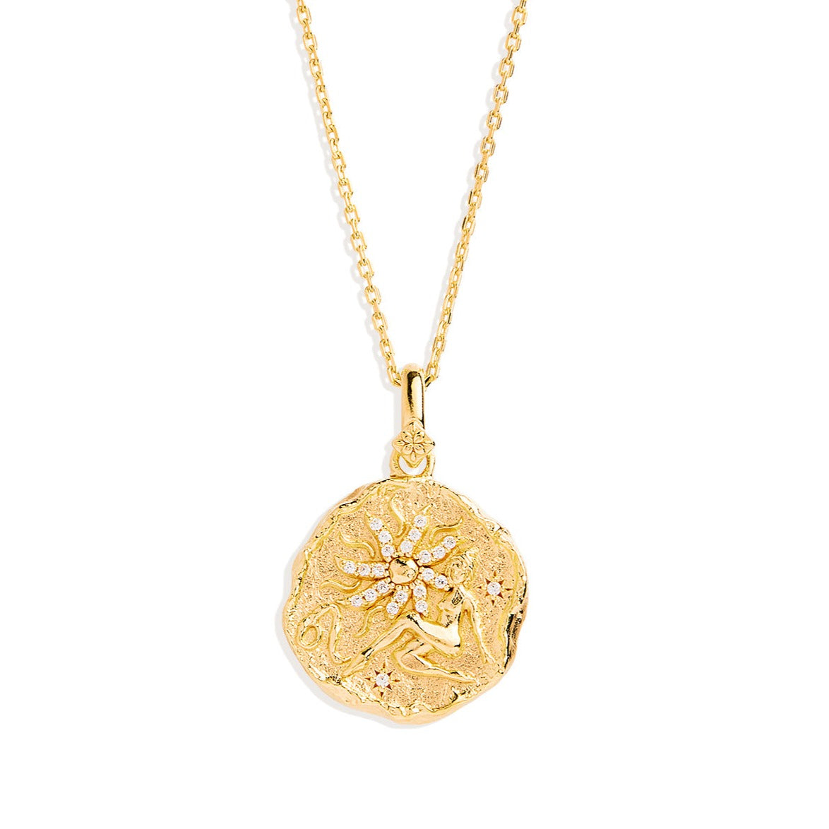 By Charlotte She Is Zodiac Necklace, Gold