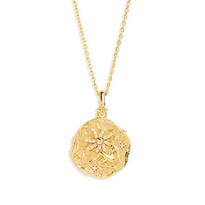 By Charlotte She Is Zodiac Necklace, Gold