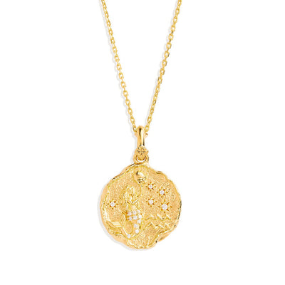 By Charlotte She Is Zodiac Necklace, Gold