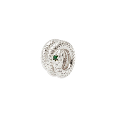 By Charlotte Snake Petal Charm, Silver