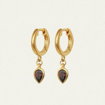 Temple of the Sun Flame Earrings, Gold