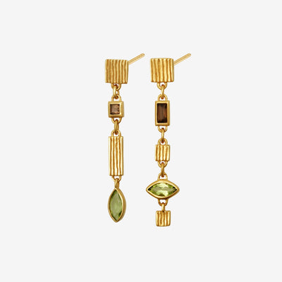 Temple of the Sun Cindi Earrings, Gold