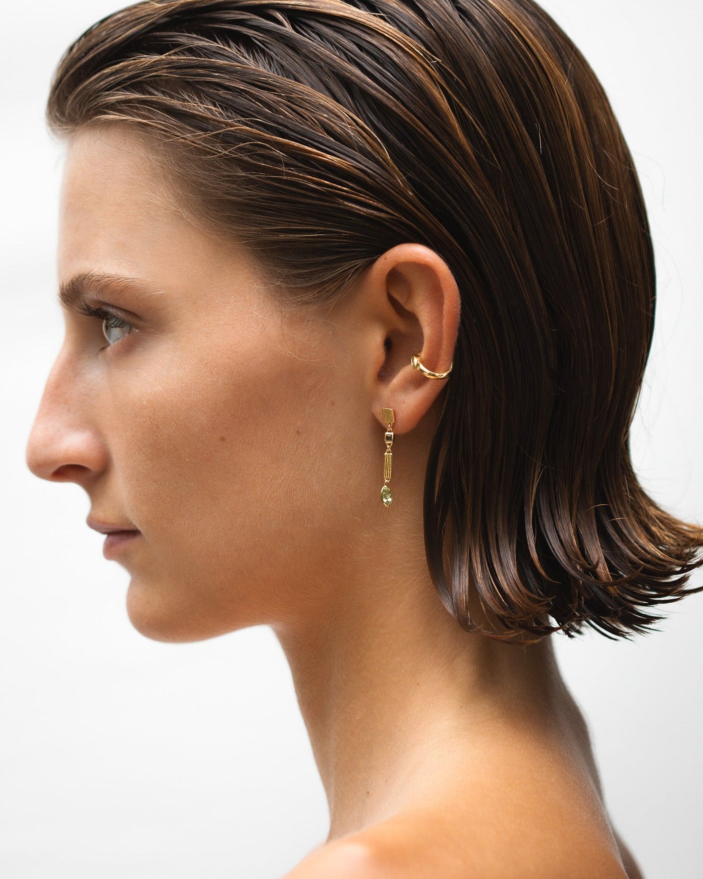 Temple of the Sun Cindi Earrings, Gold