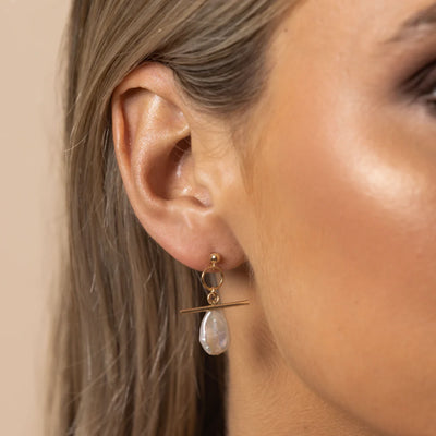 Alana Maria Arten Earrings, Gold