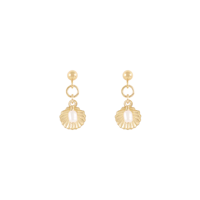 Alana Maria Conchi Earrings, Gold