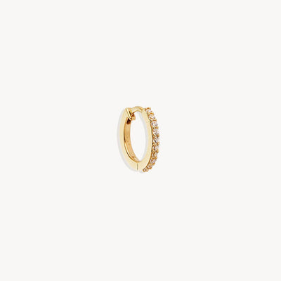 By Charlotte 14k Gold Celestial Single Sleeper Hoop Earring
