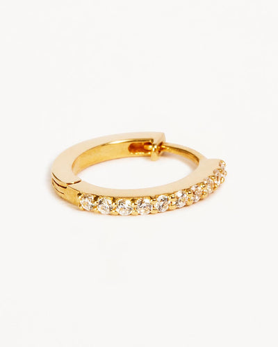 By Charlotte 14k Gold Celestial Single Sleeper Hoop Earring