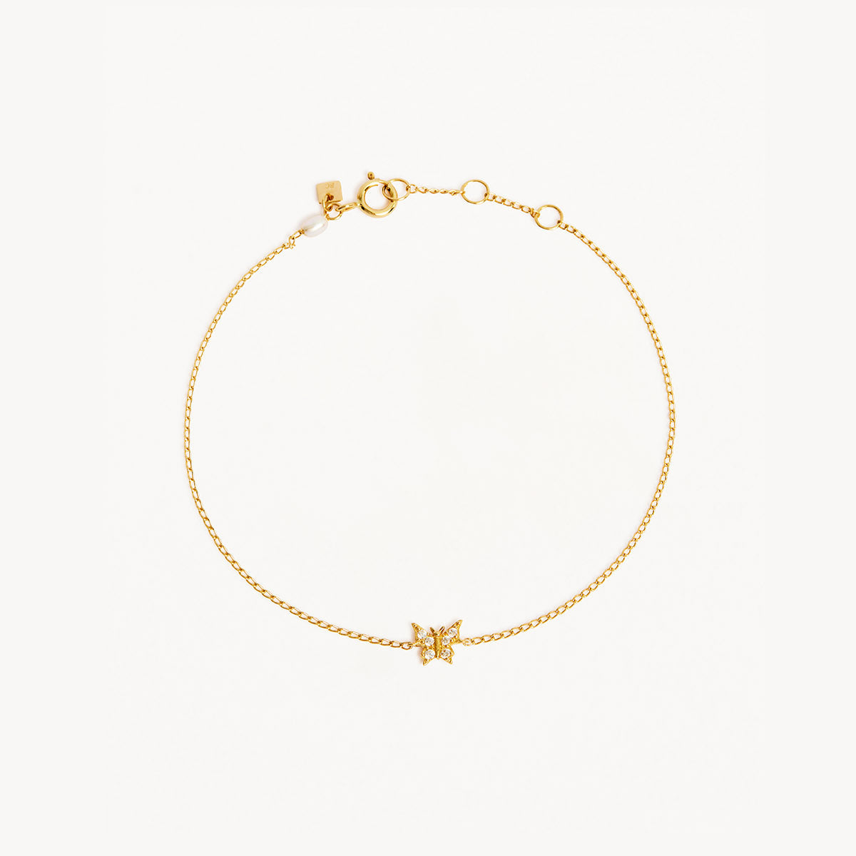 By Charlotte 14k Gold Fly With Me Bracelet