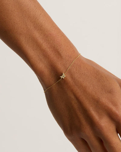 By Charlotte 14k Gold Fly With Me Bracelet