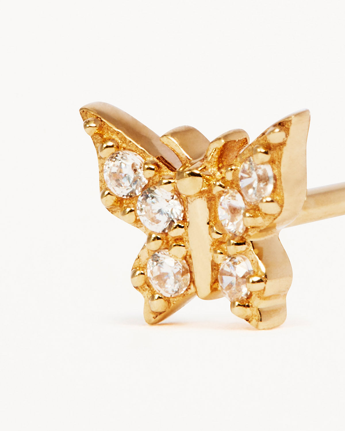 By Charlotte 14k Gold Fly With Me Single Stud Earring