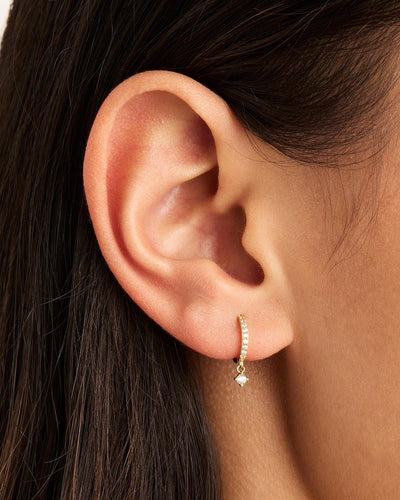 By Charlotte 14k Magical Dreams Sleeper Single Hoop Earring