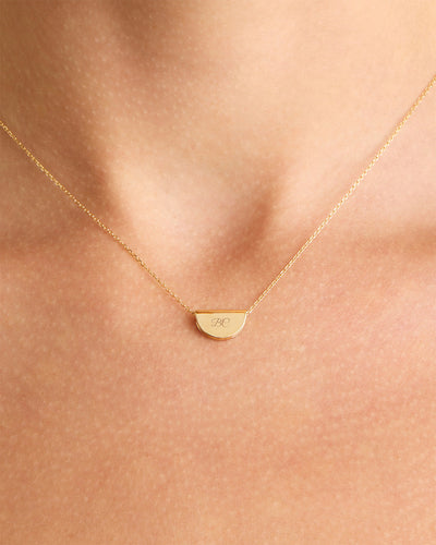 By Charlotte 14k Gold Mini Lotus Necklace