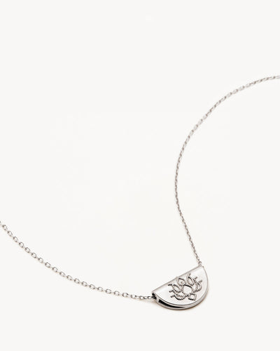 By Charlotte 14k Gold Mini Lotus Necklace