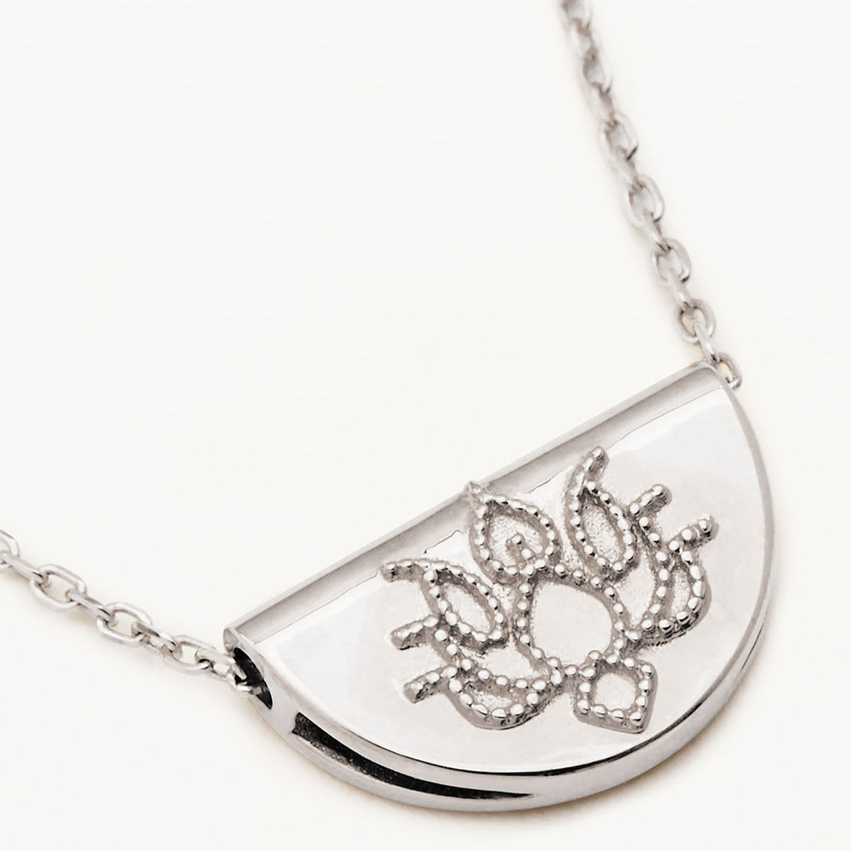 By Charlotte 14k Gold Mini Lotus Necklace