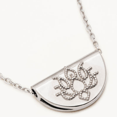 By Charlotte 14k Gold Mini Lotus Necklace