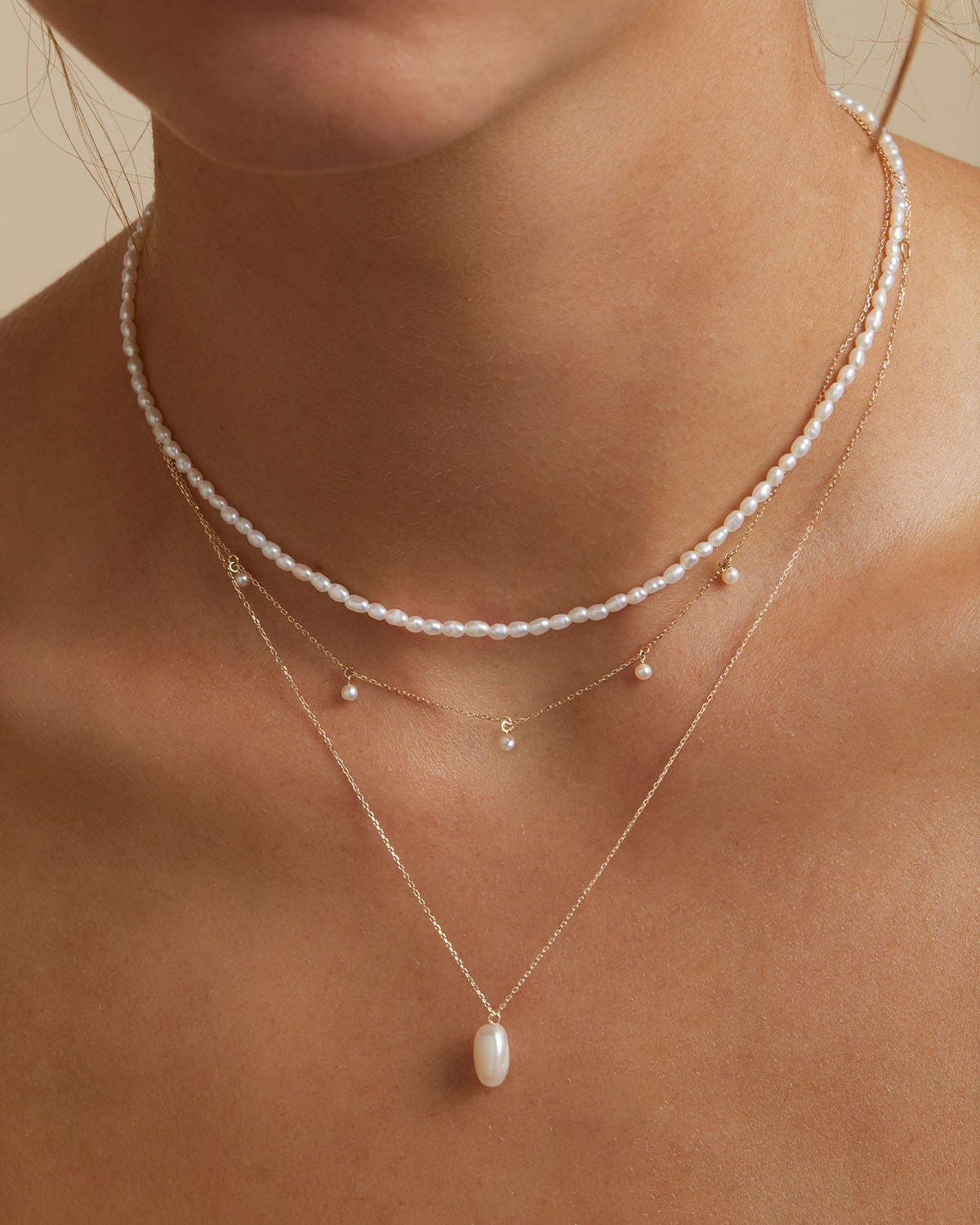 By Charlotte 14k Gold Peace Lover Choker