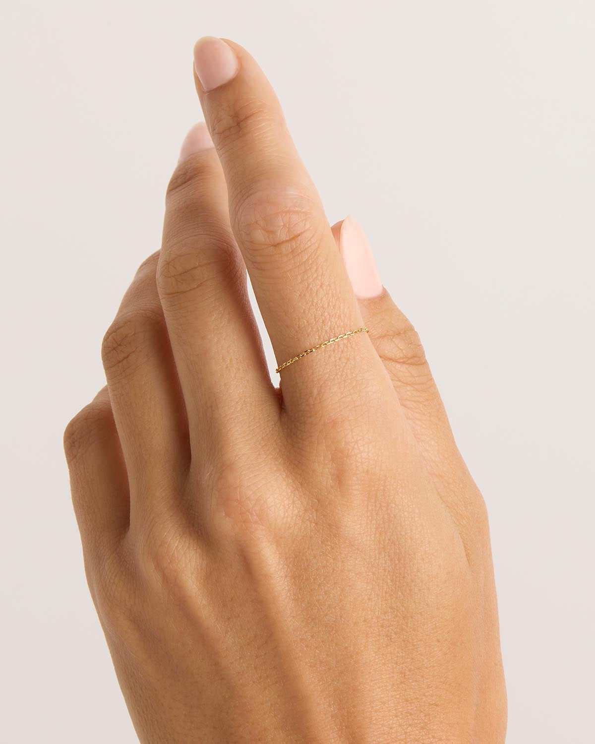 By Charlotte 14k Gold Purity Chain Ring