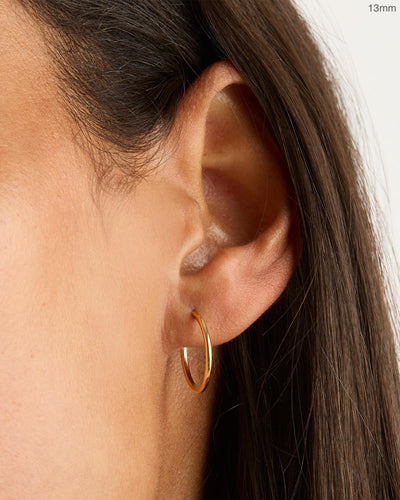 By Charlotte 14k Gold Purity Sleeper Single Hoop Earring