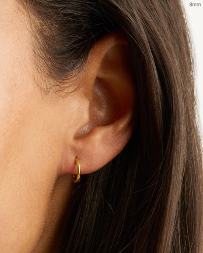 By Charlotte 14k Gold Purity Sleeper Single Hoop Earring