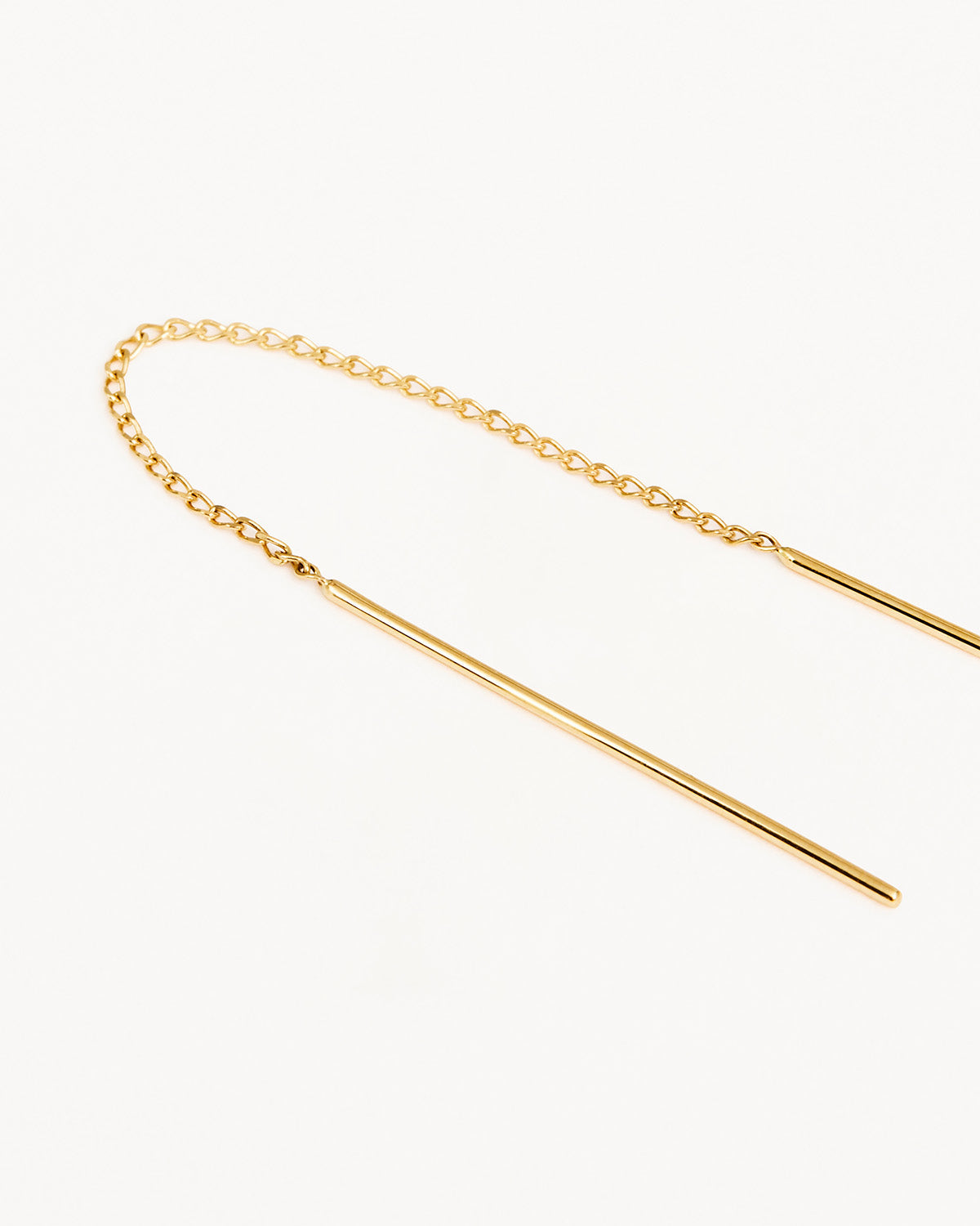 By Charlotte 14k Gold Purity Single Thread Earring