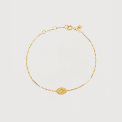 By Charlotte 14k Gold Shine your Light Bracelet