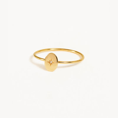 By Charlotte 14k Gold Shine Your Light Ring