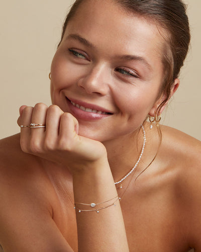 By Charlotte 14k Gold Peace Lover Bracelet