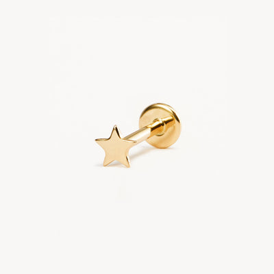 By Charlotte 14k Gold Stellar Cartilage Flatback Earring