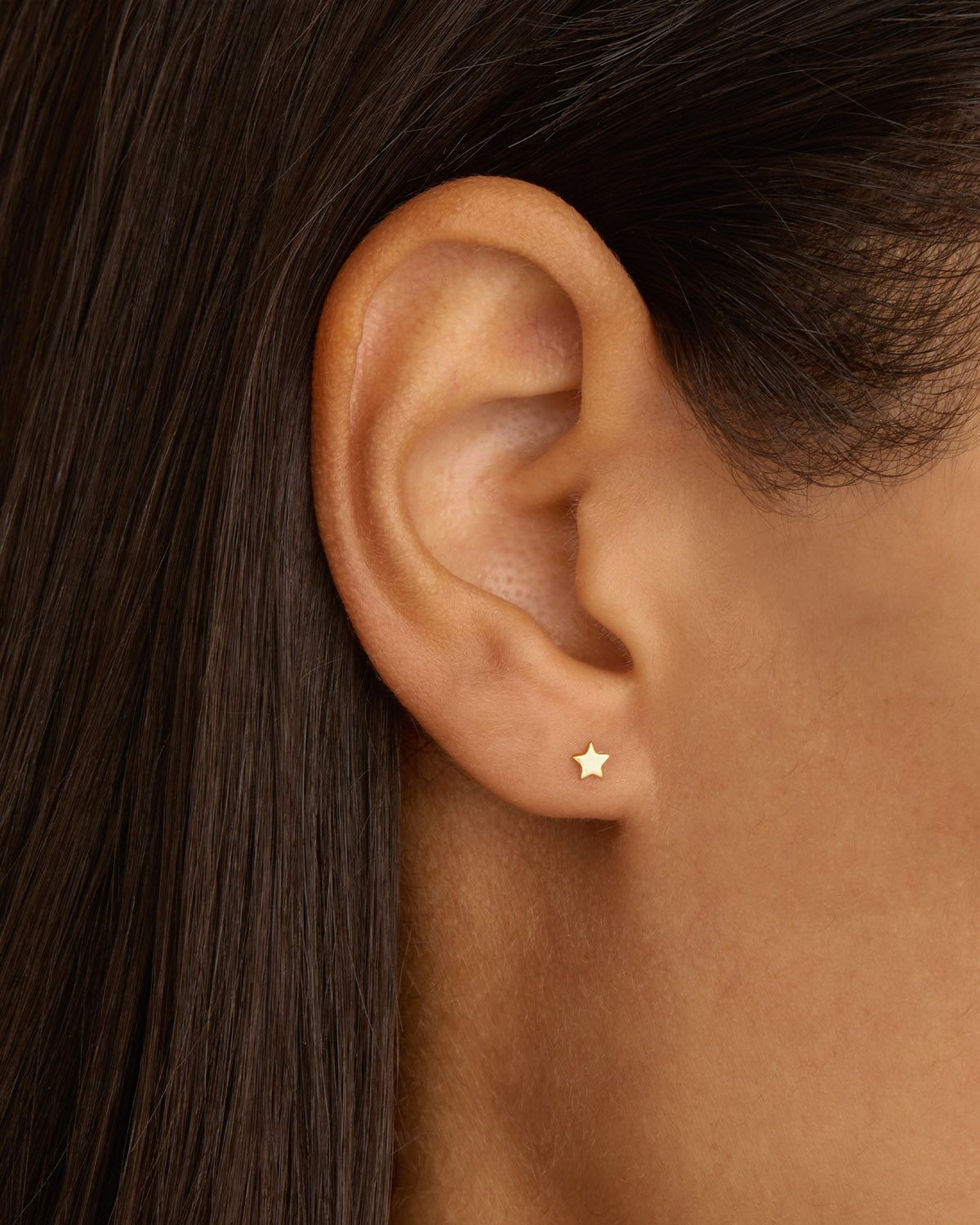 By Charlotte 14k Gold Stellar Cartilage Flatback Earring