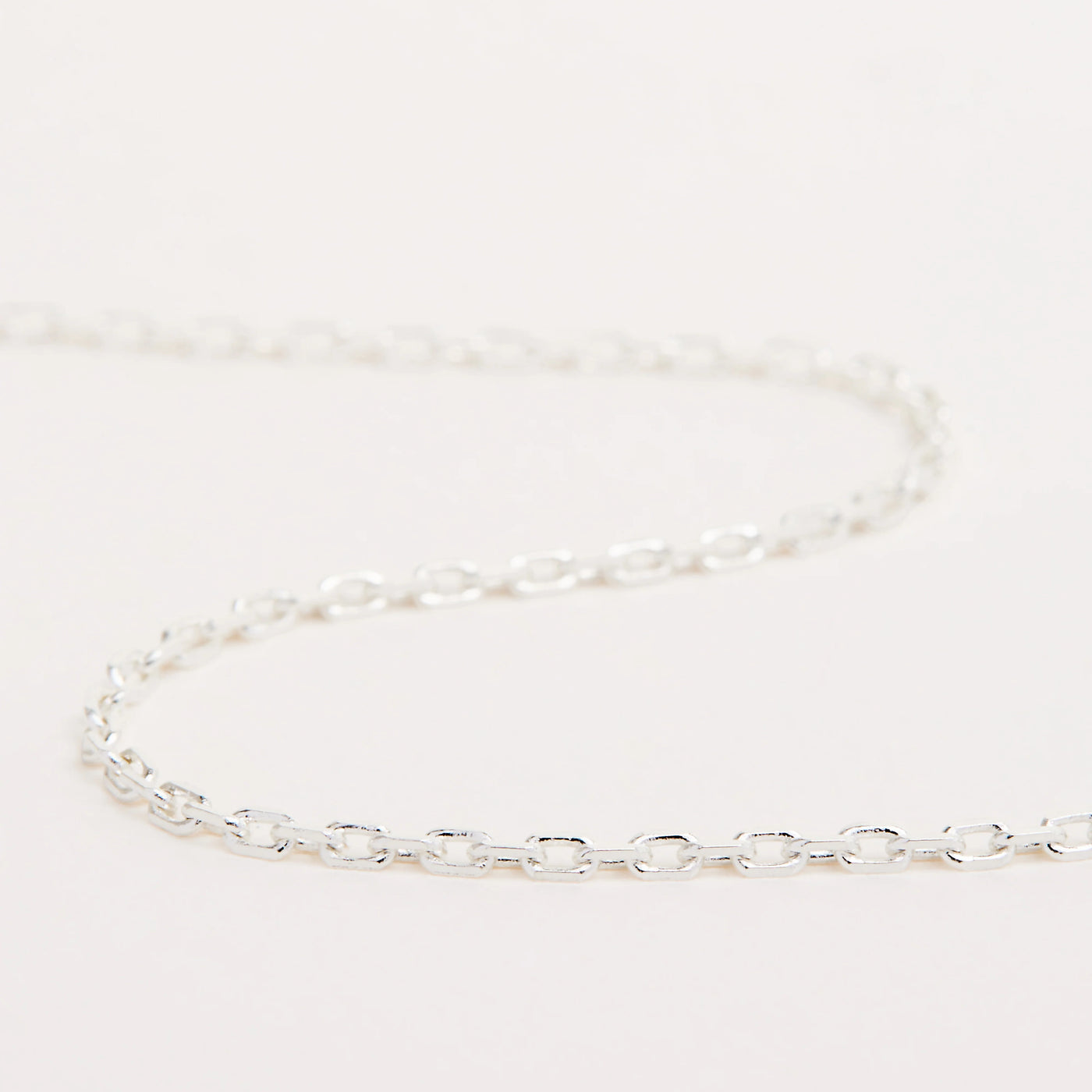 By Charlotte 14k White Gold 18" Signature Chain Necklace