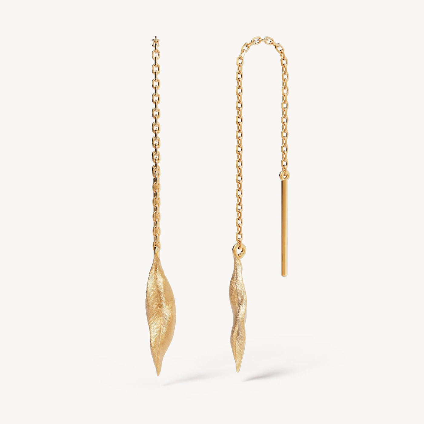 By Charlotte Awaken Thread Earrings, Gold