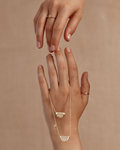 By Charlotte Live in Light Lotus Necklace, Gold