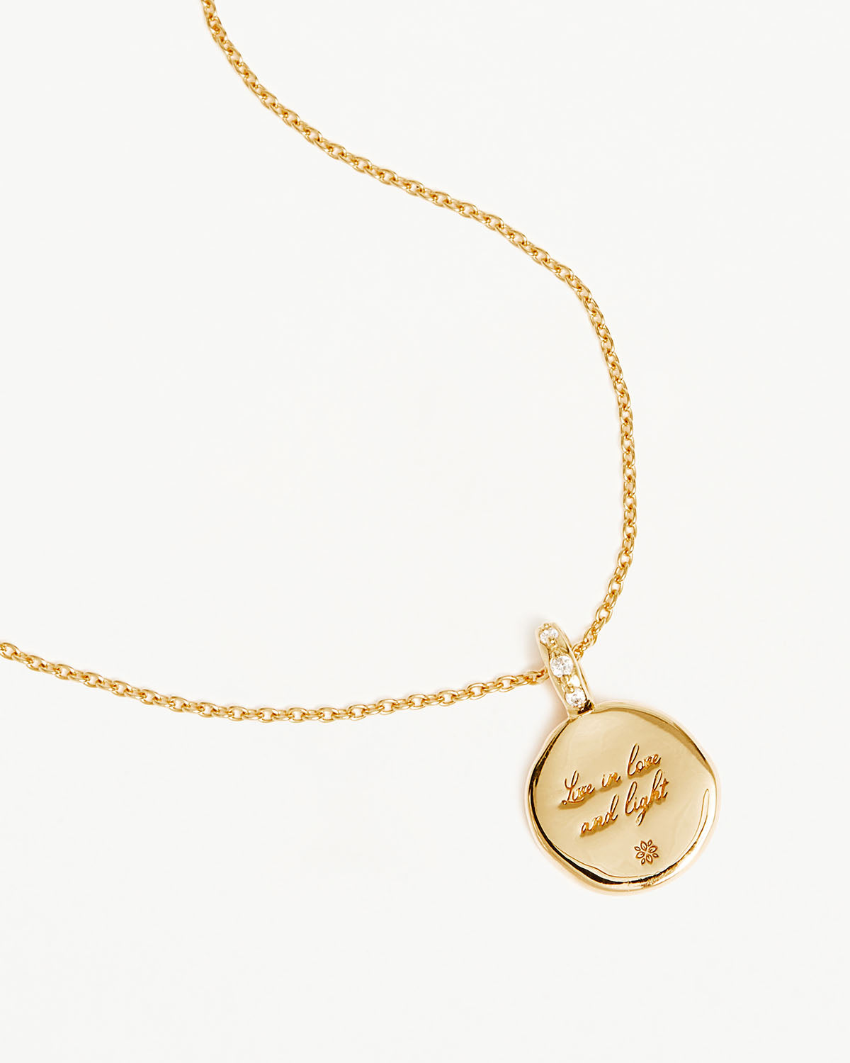By Charlotte Live in Love Necklace, Gold (Exclusive)