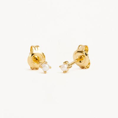 By Charlotte Moonlight Stud Earrings, Gold