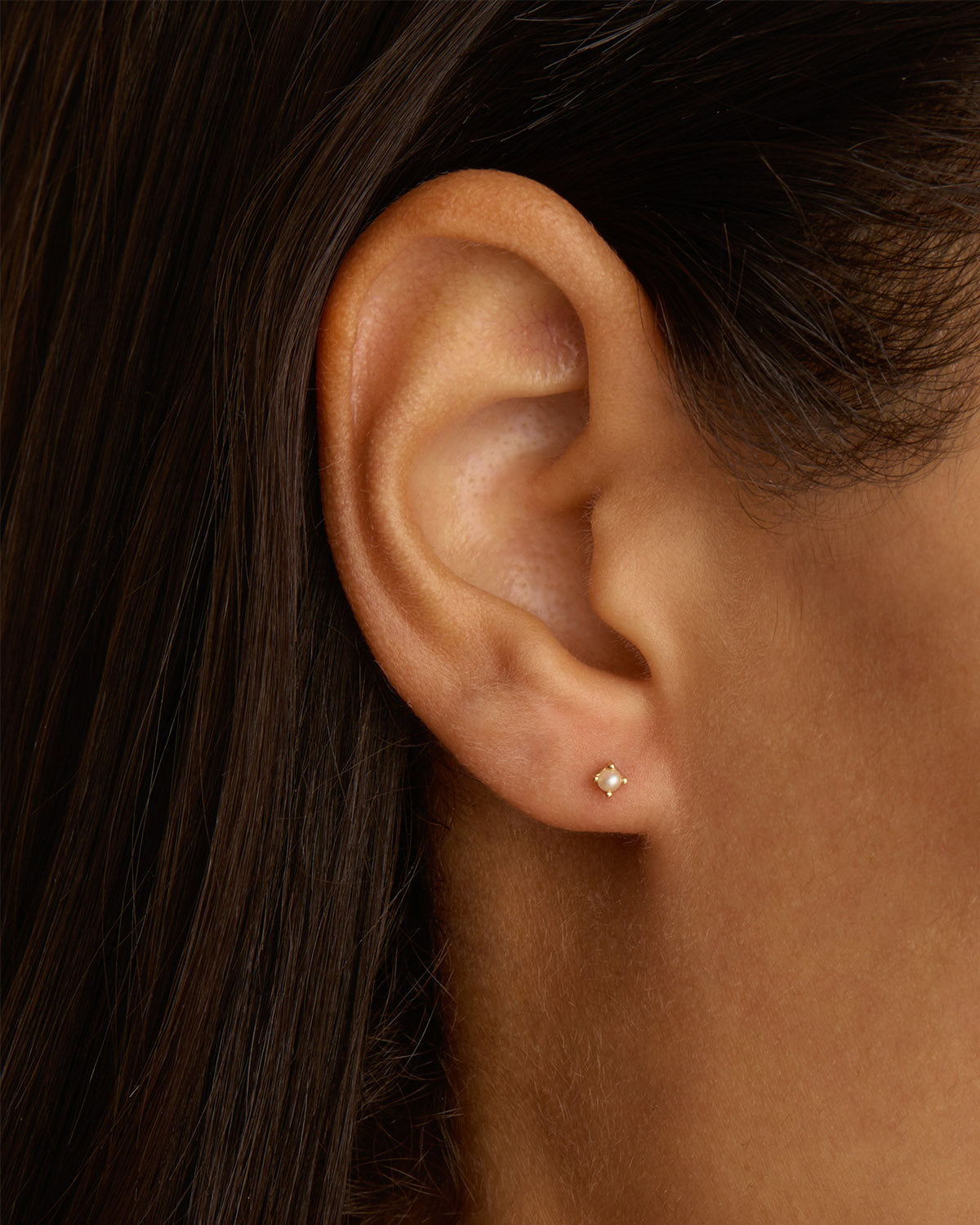 By Charlotte Moonlight Stud Earrings, Gold