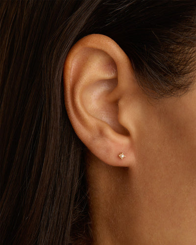 By Charlotte Moonlight Stud Earrings, Gold